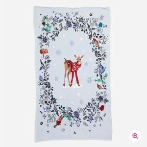 🆕 Vera Bradley Fleece Throw Blanket Merry Mischief 50 x 80